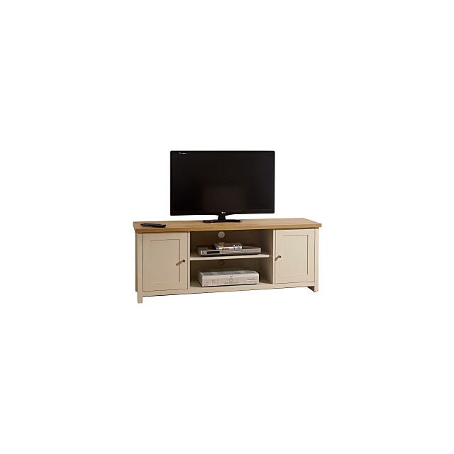 GFW LANLTVCRM LANCASTER LARGE TV CABINET CREAM