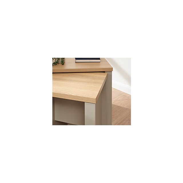 GFW LANNSTGRY LANCASTER NESTING TABLES GREY