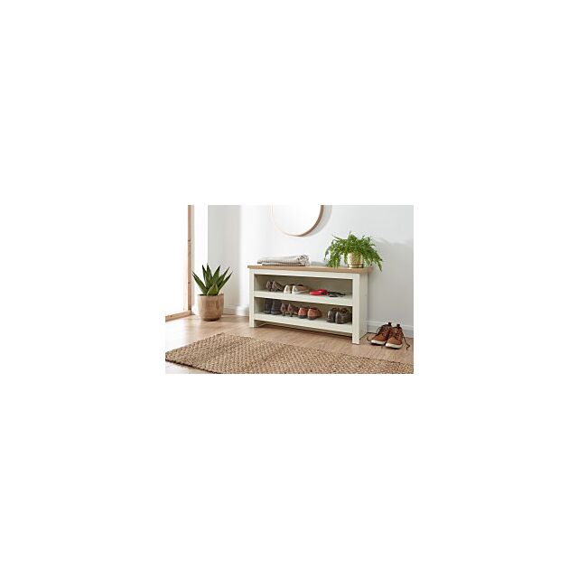 GFW LANSSBCRM LANCASTER SIMPLE SHOE BENCH CREAM
