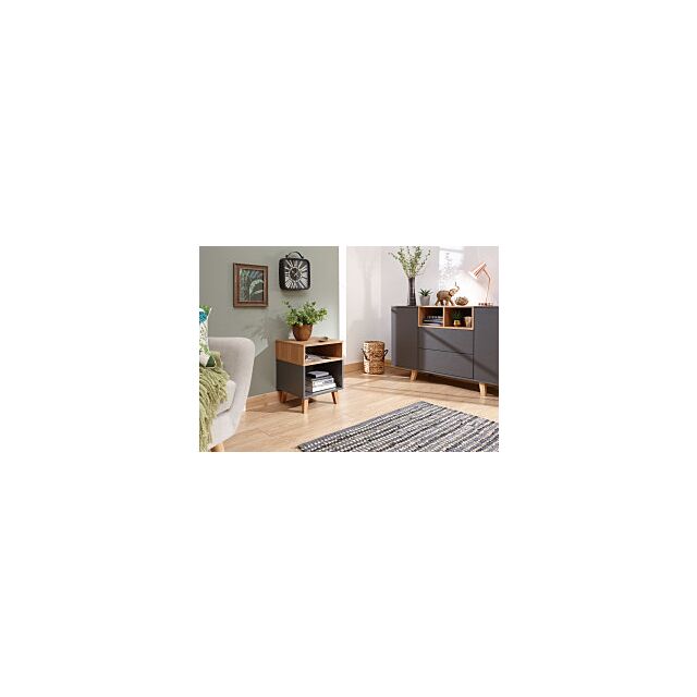 GFW MDNLAMGRY MODENA LAMP TABLE GREY
