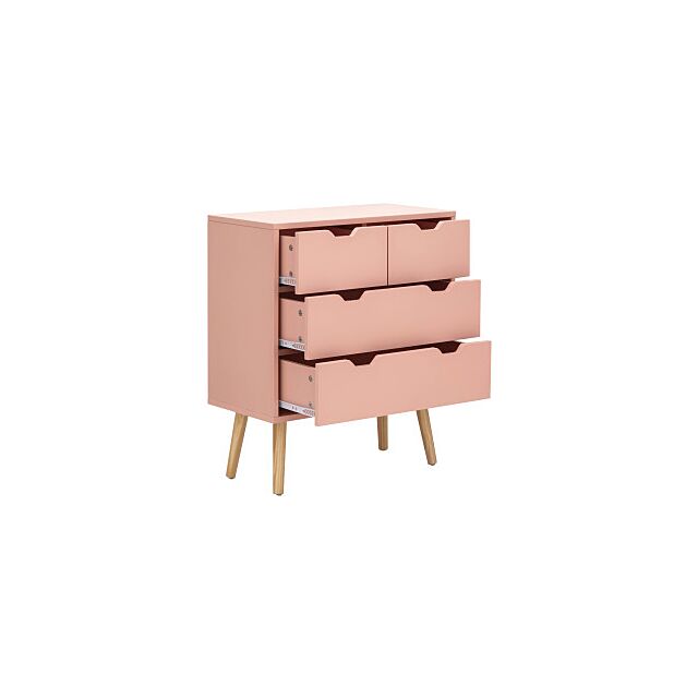 GFW NBG22CCPK NYBORG 2+2 DRAWER CHEST CORAL PINK