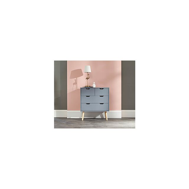 GFW NBG22CDGR NYBORG 2+2 DRAWER CHEST DARK GREY