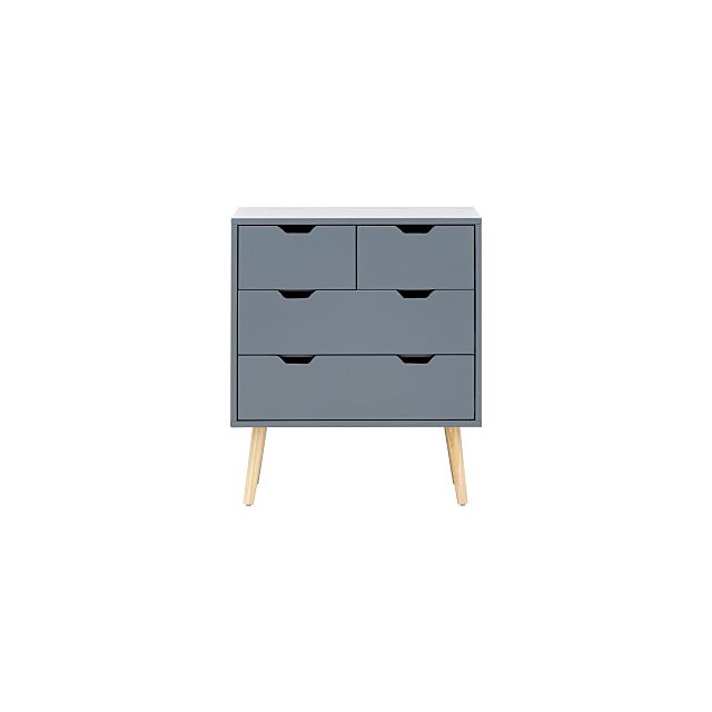 GFW NBG22CDGR NYBORG 2+2 DRAWER CHEST DARK GREY