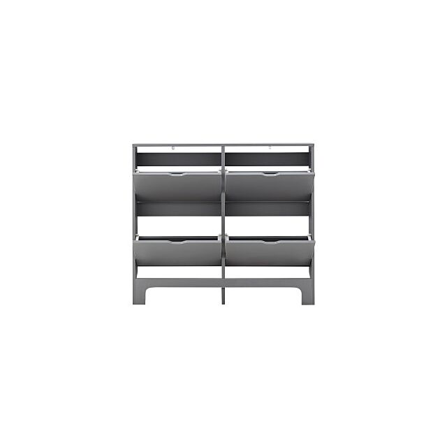 GFW NRW2TSGRY NARROW 4 DRAWER SHOE CABINET GREY