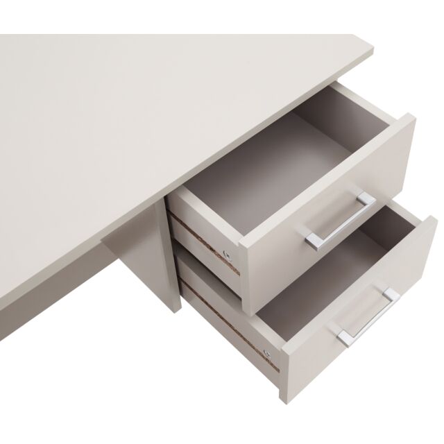 GFW PAN2SDGRY PANAMA 2 DRAWER DESK GREY