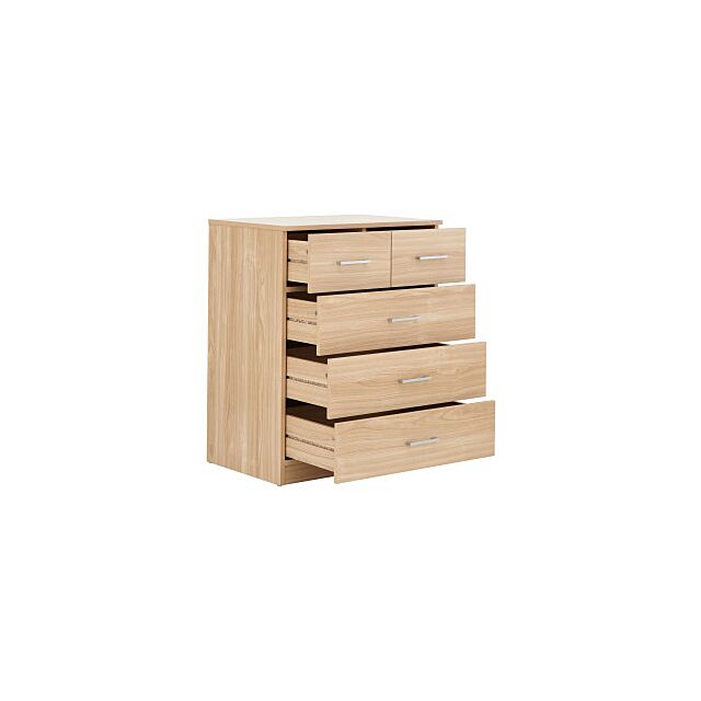 GFW PAN4PCOAK PANAMA 4PCE BEDROOM SET OAK