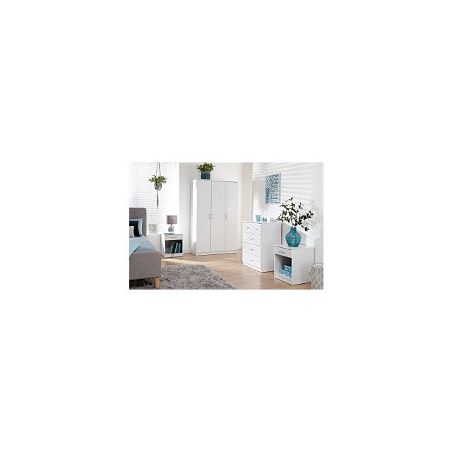 GFW PAN4PCWHT PANAMA 4PCE BEDROOM SET WHITE