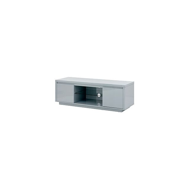 GFW POLTVLGRY POLAR HIGH GLOSS LED LARGE TV UNIT GREY