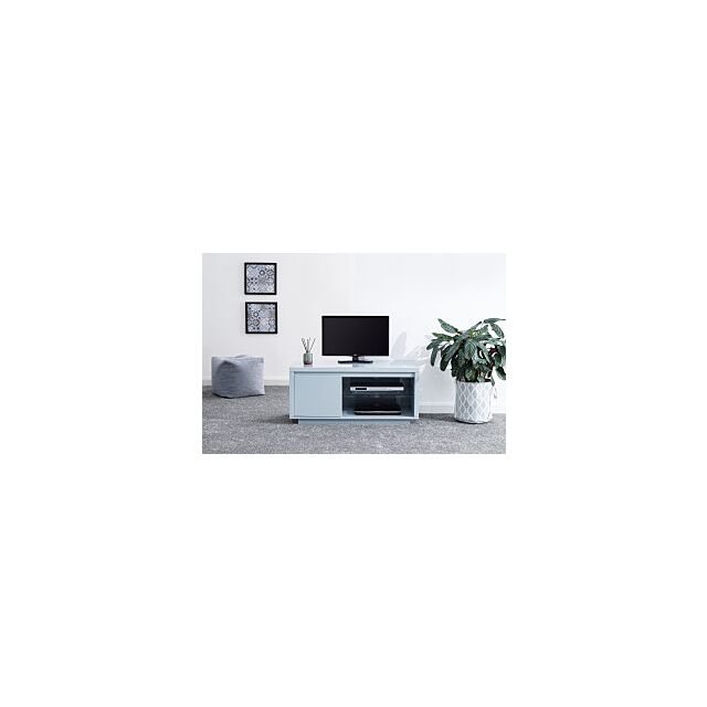 GFW POLTVUGRY POLAR HIGH GLOSS LED TV UNIT GREY