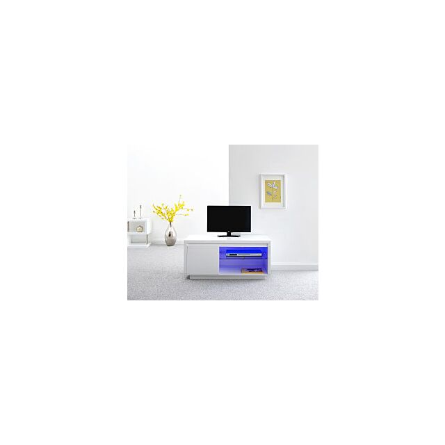 GFW POLTVUWHT POLAR HIGH GLOSS LED TV UNIT WHITE