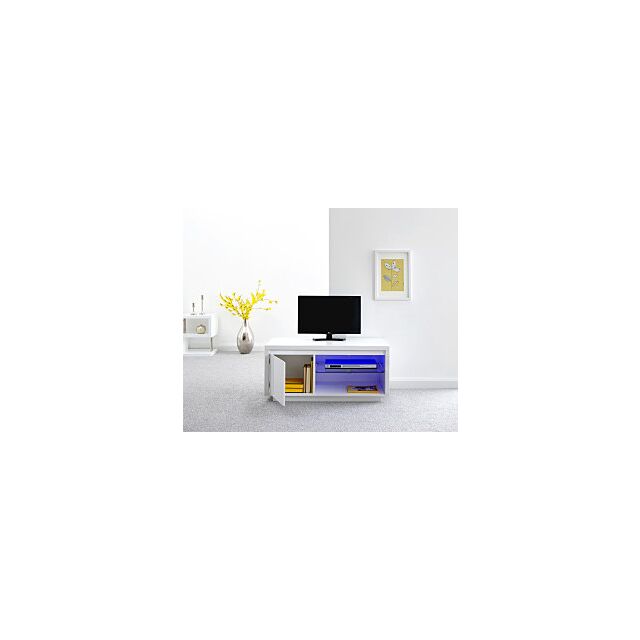 GFW POLTVUWHT POLAR HIGH GLOSS LED TV UNIT WHITE