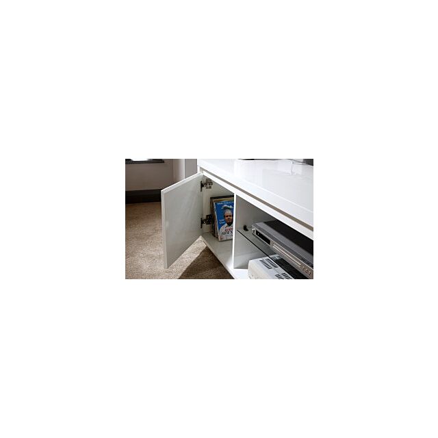 GFW POLTVUWHT POLAR HIGH GLOSS LED TV UNIT WHITE