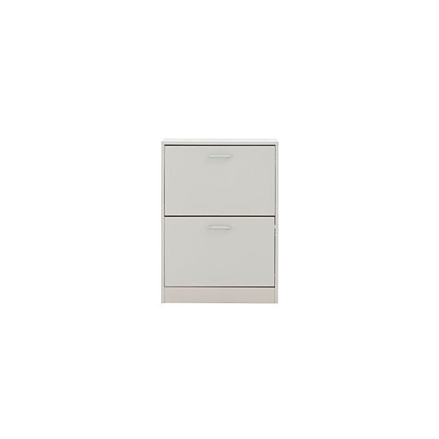 GFW STG2TSGRY STIRLING TWO TIER SHOE CABINET GREY