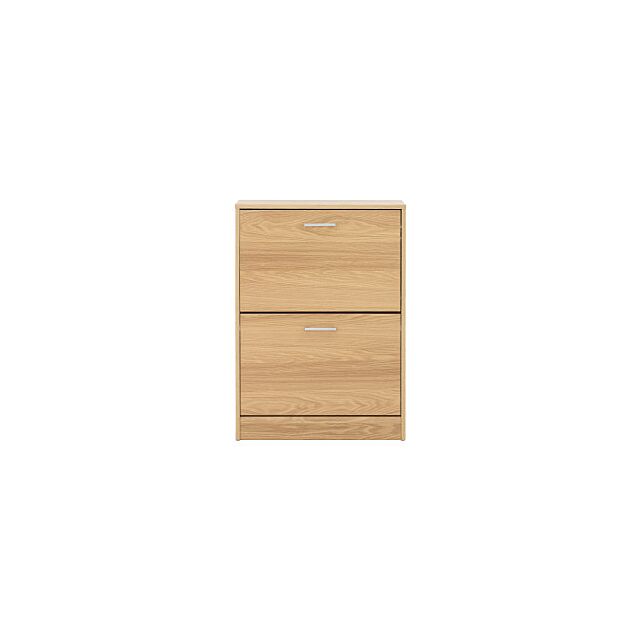 GFW STG2TSOAK STIRLING TWO TIER SHOE CABINET OAK