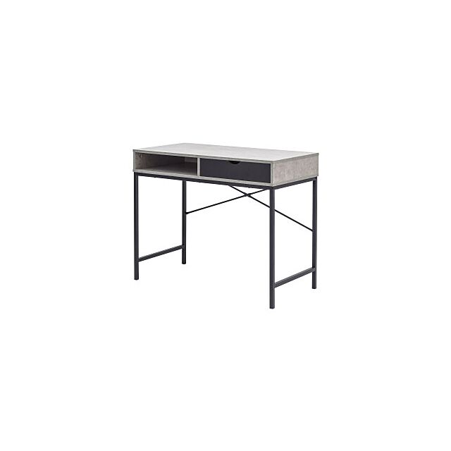 GFW TFDDSKCCB TELFORD COMPUTER DESK CONCRETE + BLACK