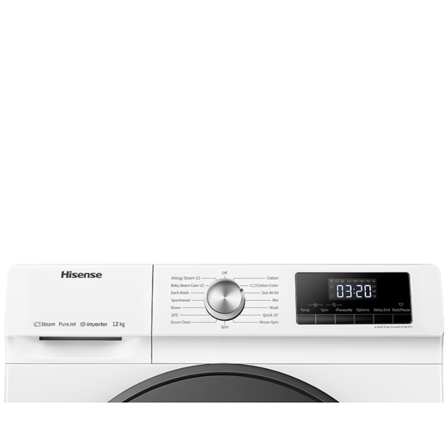 Hisense WFQA1214EVJM 12Kg 1400 Spin Washing Machine