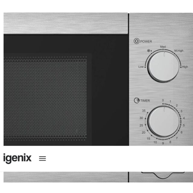 Igenix IGMS02081SS 20 Litre 800W Microwave