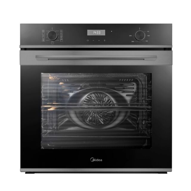 Midea MBO7NM30D0-BS Single Oven digital display