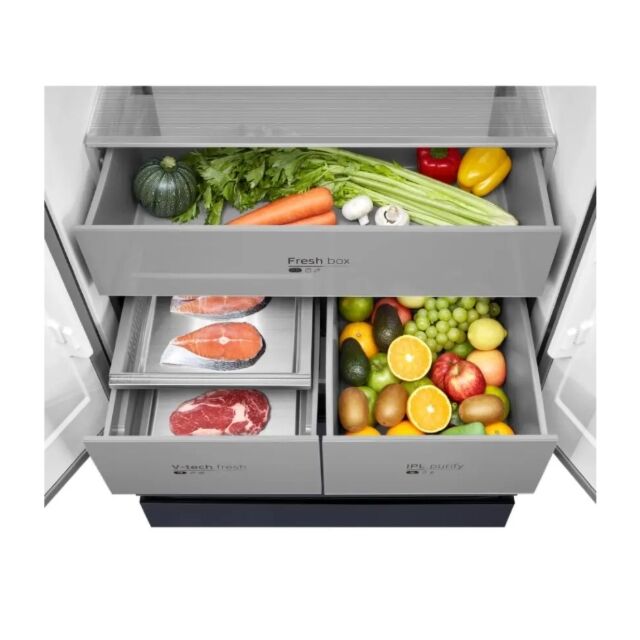 Midea MDRF705BIE70 83cm Slot-In French Door Fridge Freezer