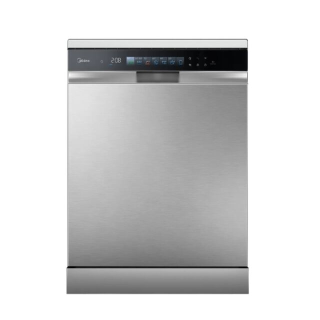 Midea MDWEF1433G(SS)-WG-UK Freestanding 60cm 14 place model, B class, 3 Racks, Touch UI
