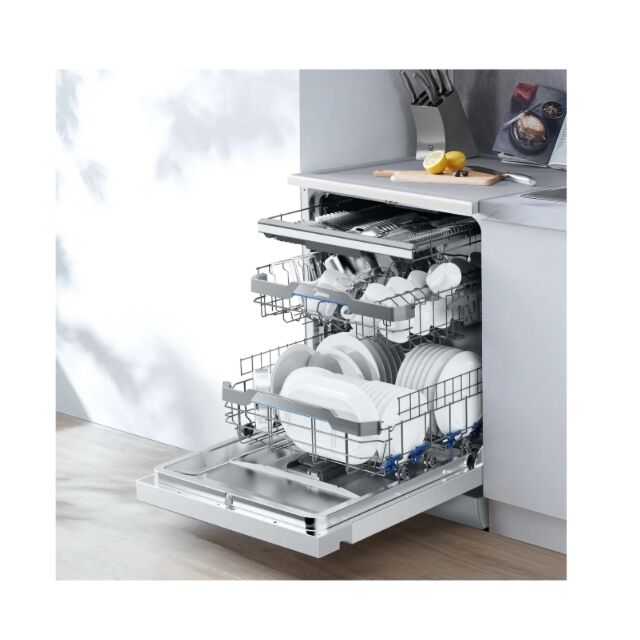 Midea MDWEF1433G(SS)-WG-UK Freestanding 60cm 14 place model, B class, 3 Racks, Touch UI