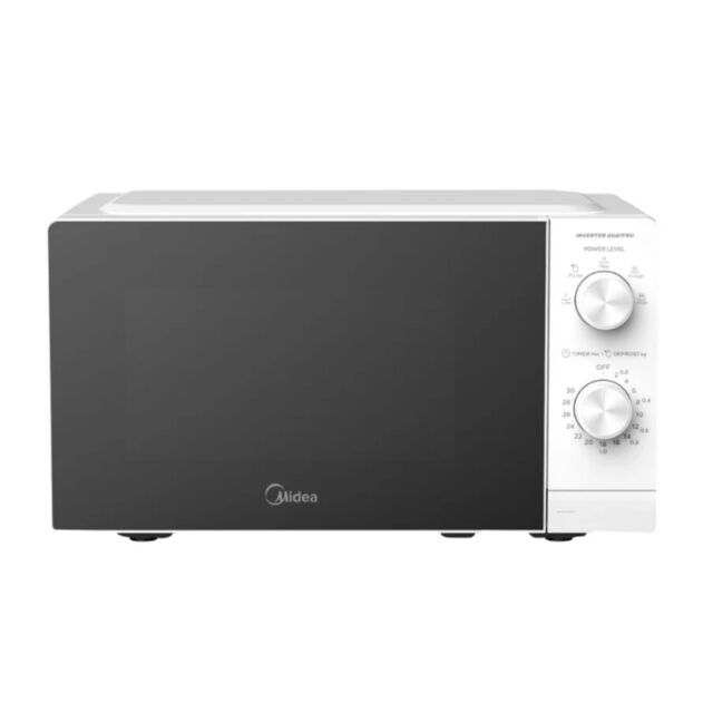 Midea MMOP01MZ-WH 20L Solo Microwave Manual knob White