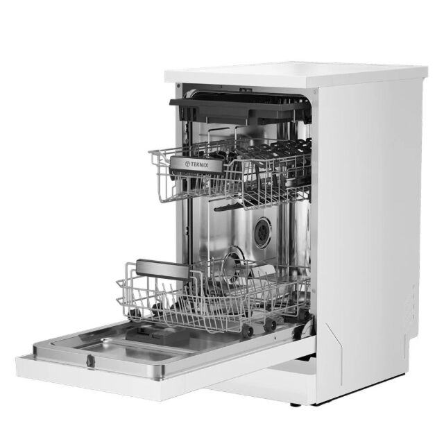 Teknix TX3FD458W 45Cm Slimline Series3 Dishwasher