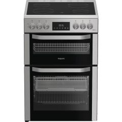 Hotpoint HDE6VDCAX 60cm Electric Cooker with Ceramic Hob