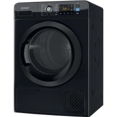 Indesit YT M11 82B X UK 8kg Freestanding Heat Pump Tumble Dryer - Black