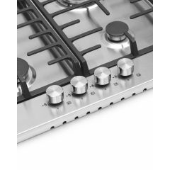 Montpellier MGH61CX 58cm Stainless Steel Gas Hob