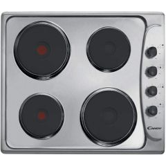 Candy CLE64KX 60cm Solid Plate Hob
4 Solid plates (incl. 1 rapid plate), side rotary controls