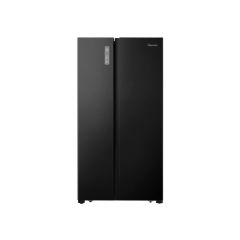 Fridgemaster MS91520BFF Fridgemaster 519 Litre Side-By-Side American Fridge Freezer Black
