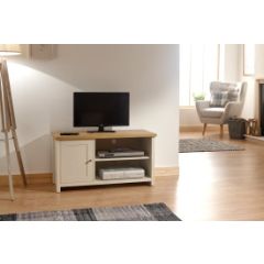 GFW LANSTVCRM LANCASTER SMALL TV CABINET CREAM