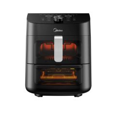 Midea MAF112B0BPKW Duel Basket Air Fryer