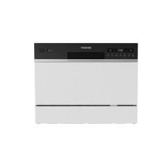 Toshiba DW-06T2W 6 Place Setting Table Top Dishwasher 